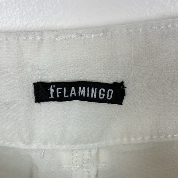 Flamingo Womens S Business Casual Wide Leg 4 Pocket Stretch Linen Blend Trouser - Picture 8 of 8